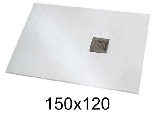 Receveur de douche 150x120 cm résine extra-plat - VERONE XL