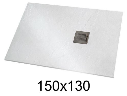 Receveur de douche 150x130 cm résine extra-plat - VERONE XL
