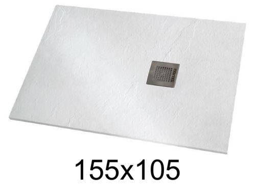 Receveur de douche 155x105 cm résine extra-plat - VERONE XL