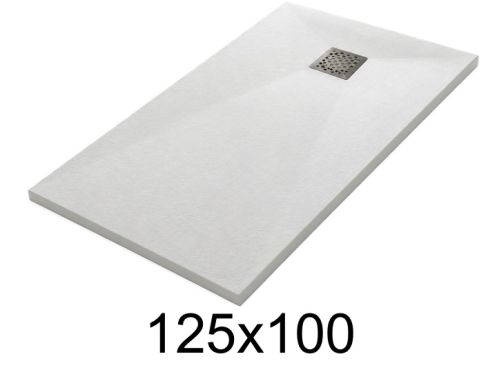 Receveur de douche 125x100 cm résine extra-plat - TECNIK