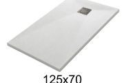 Brusekar 125x70 cm i resin ekstra fladt TECNIK