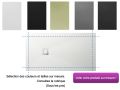 Receveur de douche 125x95 cm résine extra-plat – TECNIK