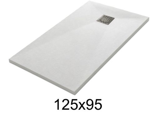 Brugerdefineret brusebakke 125x95 cm harpiks TECNIK
