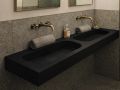 Plan double vasque design suspendu ou à encastrer – GLASGOW DOUBLE 60