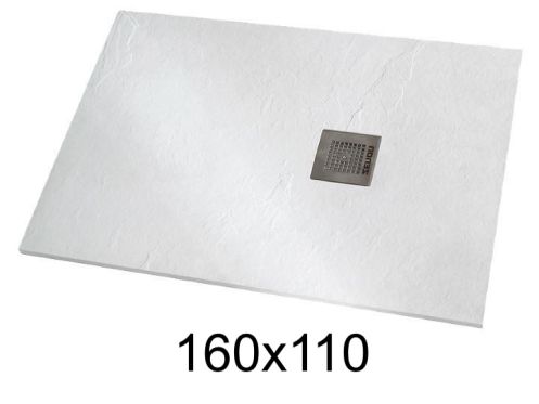 Receveur de douche 160x110 cm résine extra-plat - VERONE XL
