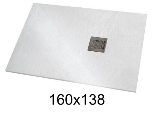 Receveur de douche 160x138 cm résine extra-plat - VERONE XL