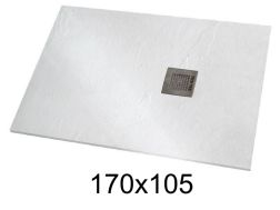 Receveur douche 170x105 cm résine extra-plat - VERONE XL