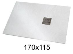 Receveur douche 170x115 cm résine extra-plat - VERONE XL