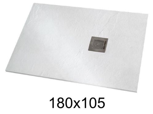 Brodzik 180x105 cm bardzo plaska zywica - VERONE XL