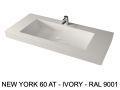 Wykonany na zamówienie podwieszany lub wbudowany blat vasin – NEW YORK 60