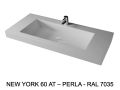 Op maat gemaakte hang- of inbouw wastafel – NEW YORK 60