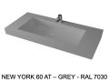 Plan vasque suspendu ou à encastrer sur mesure – NEW YORK 60