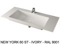 Op maat gemaakte hang- of inbouw wastafel – NEW YORK 60
