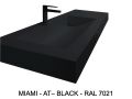 Plan vasque caniveau double suspendu ou à encastrer sur mesure – MIAMI 90