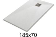 Brusekar 185x70 cm i resin ekstra fladt TECNIK
