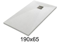 Receveur de douche 190x65 cm résine extra-plat TECNIK