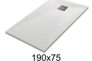 Douchebak 190x75 cm kunsthars extra plat TECNIK