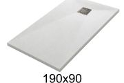 Receveur de douche 190x90 cm résine extra-plat TECNIK