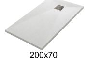 Brodzik prysznicowy 200x70 cm z zywicy extra flat TECNIK