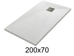Receveur de douche 200x70 cm résine extra-plat TECNIK