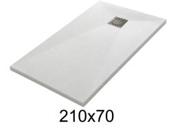 Receveur de douche 210x70 cm résine extra-plat TECNIK
