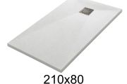 Receveur de douche 210x80 cm résine extra-plat TECNIK