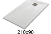 Douchebak 210x90 cm kunsthars extra plat TECNIK