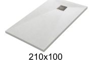 Brodzik prysznicowy 210x100 cm z zywicy extra flat TECNIK