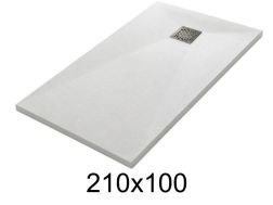Brodzik prysznicowy 210x100 cm z zywicy extra flat TECNIK