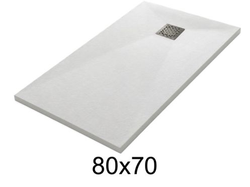 Douchebak 80x80 cm kunsthars extra plat TECNIK