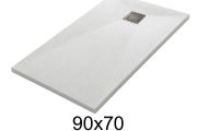 Brodzik prysznicowy 90x70 cm z zywicy extra flat TECNIK