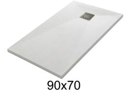 Brusekar 90x70 cm i resin ekstra fladt TECNIK