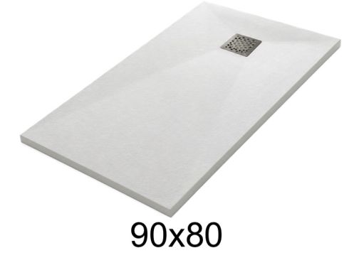 Brodzik prysznicowy 90x80 cm z zywicy extra flat TECNIK