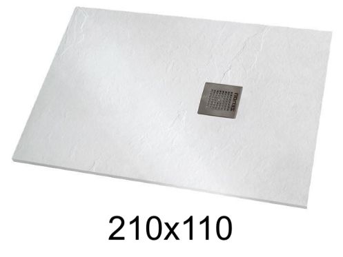 Brusebakke 210x110 cm ekstra flad harpiks - VERONE XL