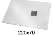 Brodzik 220x70 cm bardzo plaska zywica - VERONE XL