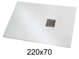 Brodzik 220x70 cm bardzo plaska zywica - VERONE XL