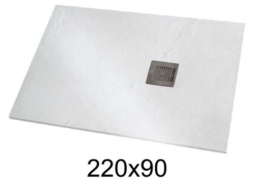 Brodzik 220x90 cm bardzo plaska zywica - VERONE XL