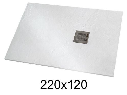 Receveur de douche 220x120 cm résine extra-plat - VERONE XL