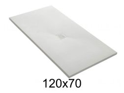 Taca prysznicowa 120x70 cm centralna ewakuacja - CENTRAL