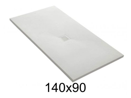 Receveur de douche 140x90 cm bonde centrale - BRISTOL CENTRAL