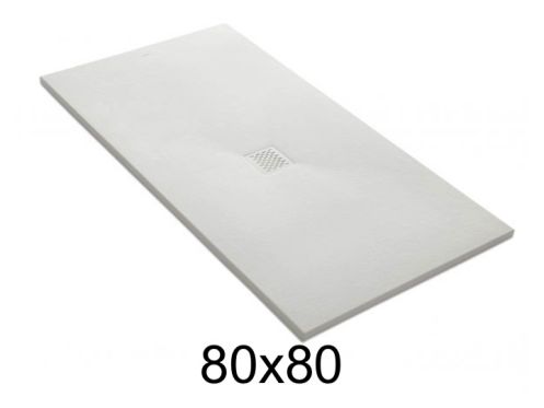 Douchebak 80x80 cm centrale evacuatie - CENTRAL