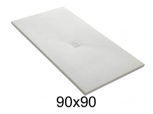 Brusebakke 90x90 cm central evakuering - CENTRAL