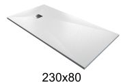 Receveur de douche 230x80 cm extra plat en résine – MUNICH XL