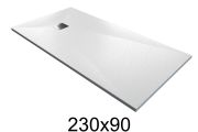 Brodzik 230x90 cm bardzo płaska z żywicy - MUNICH XL