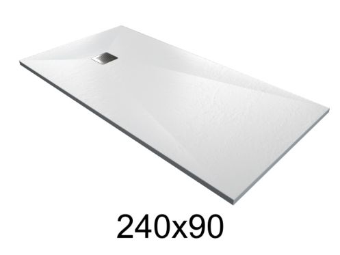 Brodzik 240x90 cm bardzo płaska z żywicy - MUNICH XL
