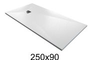 Brodzik 250x90 cm bardzo płaska z żywicy - MUNICH XL