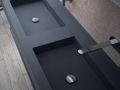 Op maat gemaakte dubbele wastafel opknoping of inbouw – NEW YORK 45 DOUBLE