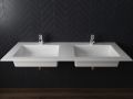 Plan double vasque sur mesure suspendu ou à encastrer – NEW YORK 45 DOUBLE