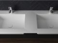 Plan double vasque sur mesure suspendu ou à encastrer – NEW YORK 45 DOUBLE