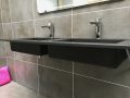 Op maat gemaakte dubbele wastafel opknoping of inbouw – NEW YORK 45 DOUBLE